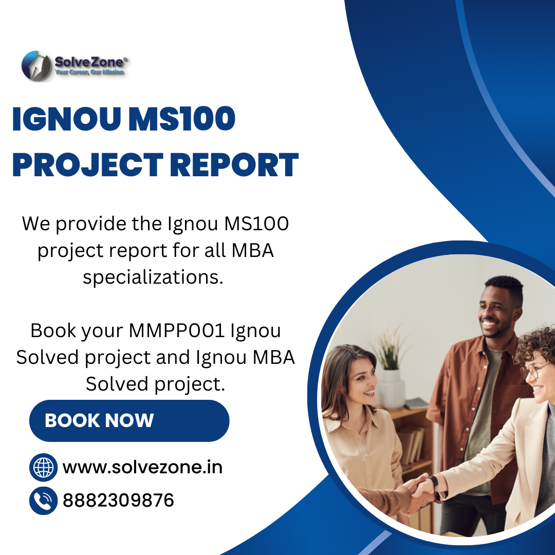 IGNOU MS100 Project Report