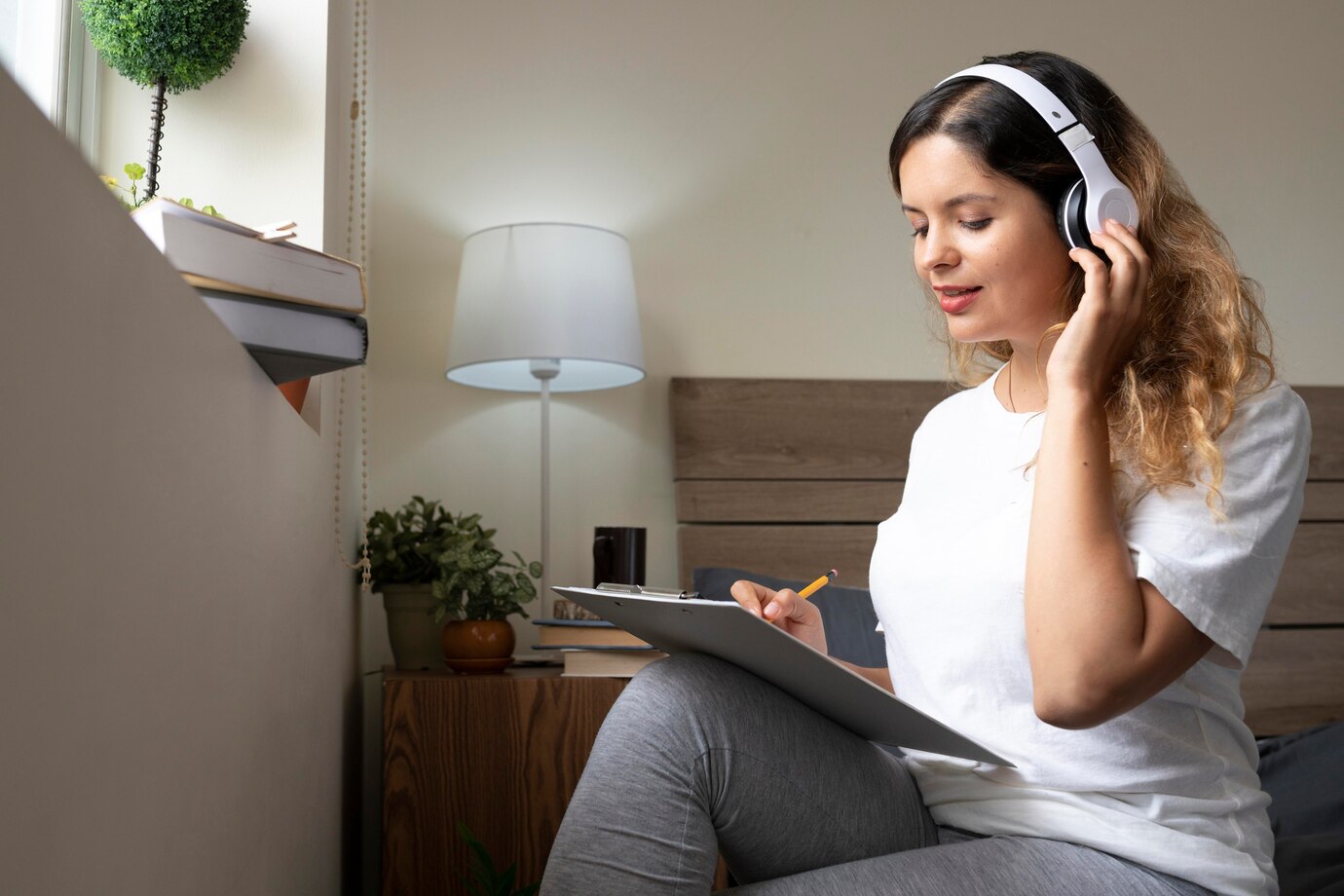 medium-Best Online Audiobooksshot-woman-with-headphones_23-2148899737