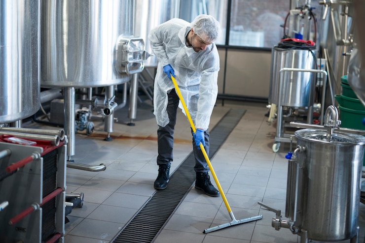 professional-cleaner-wearing-protection-uniform-cleaning-floor-production-plant_342744-1193