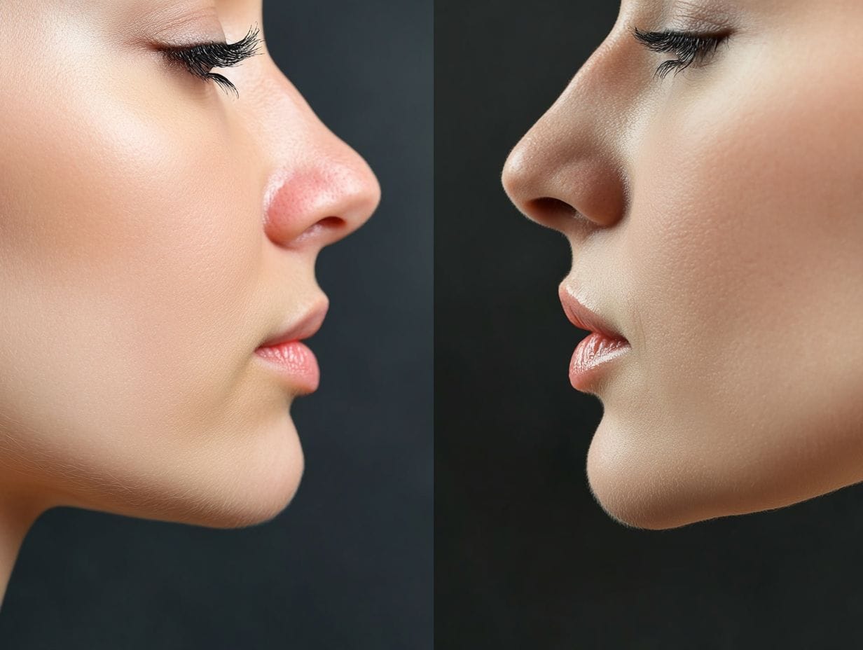 Plump under-eye hollows