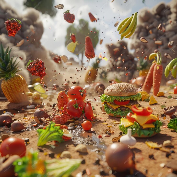 big-hamburger-with-flying-ingredients-fast-food-concept-3d-rendering_1308175-136926