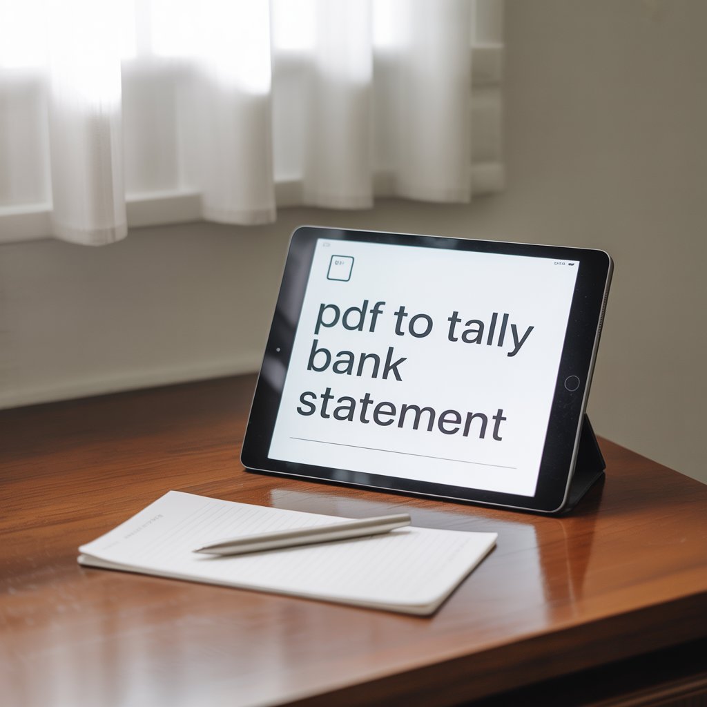 pdf to tally bank statement 4