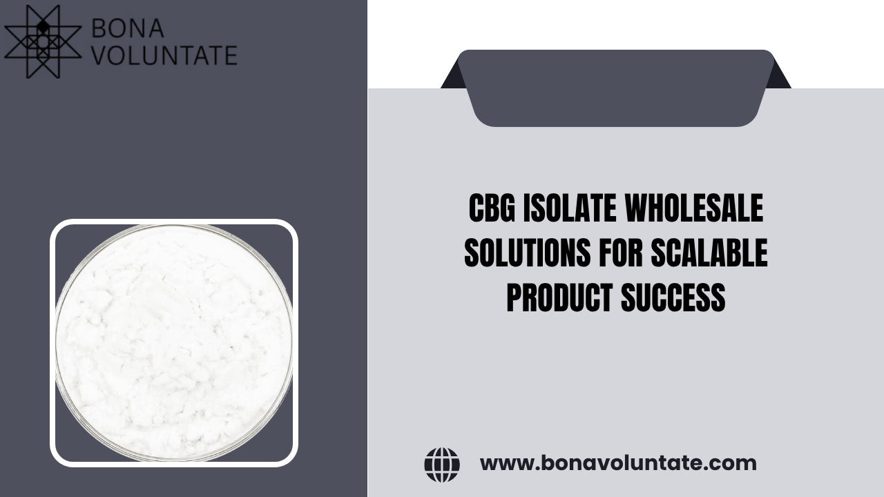 CBG Isolate Wholesale Solutions for Scalable Product Success