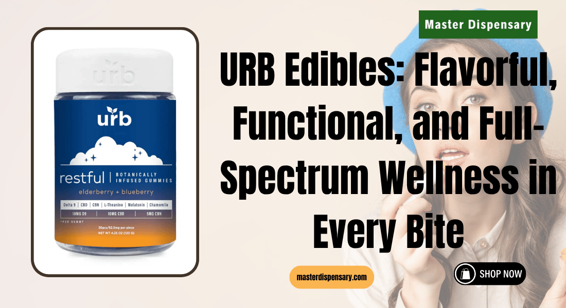 URB Edibles Flavorful, Functional, and Full-Spectrum Wellness in Every Bite