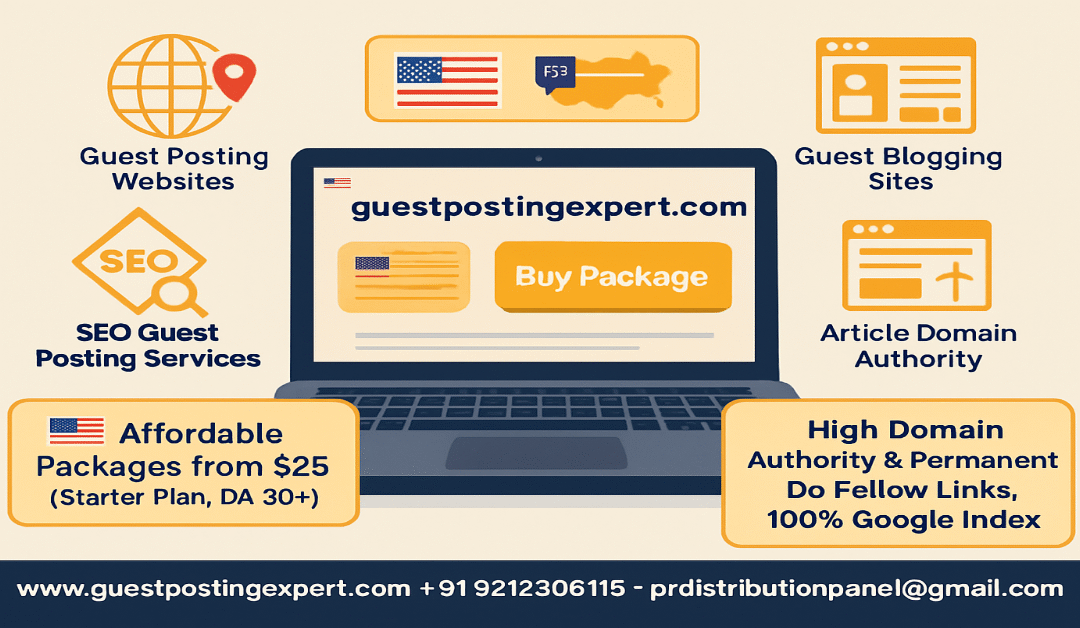 Guest Posting Service With Real Websites for Steady Growth