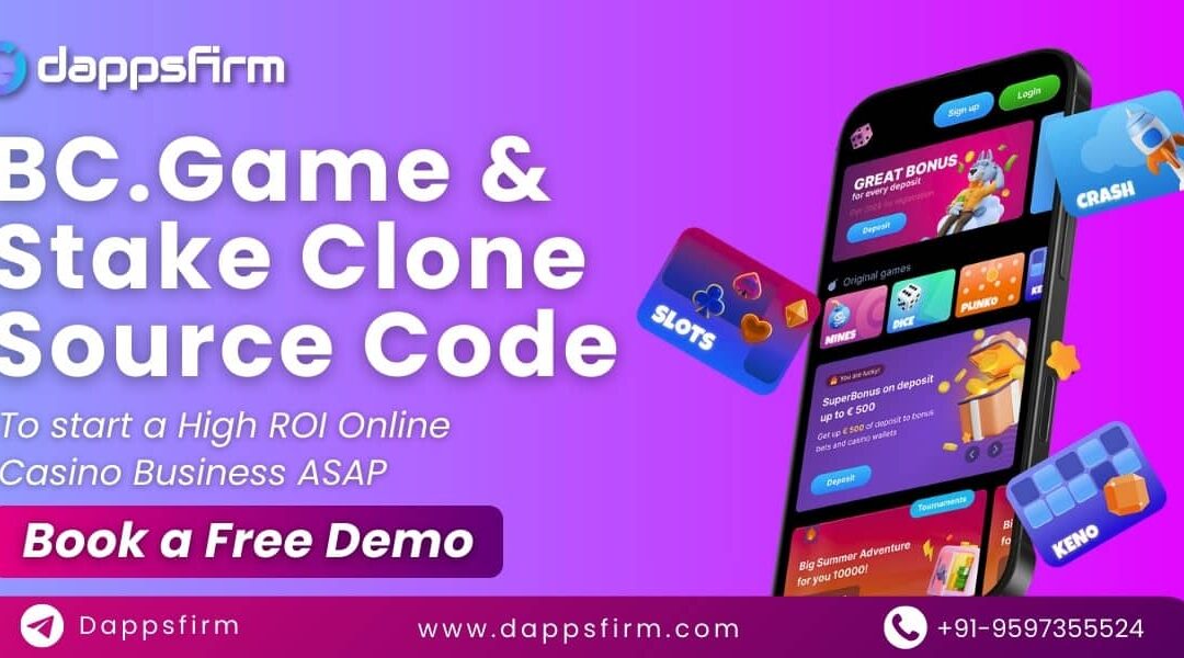 Stake & BC.Game Clone Source Code – Cost-Effective Solution for Entrepreneurs.