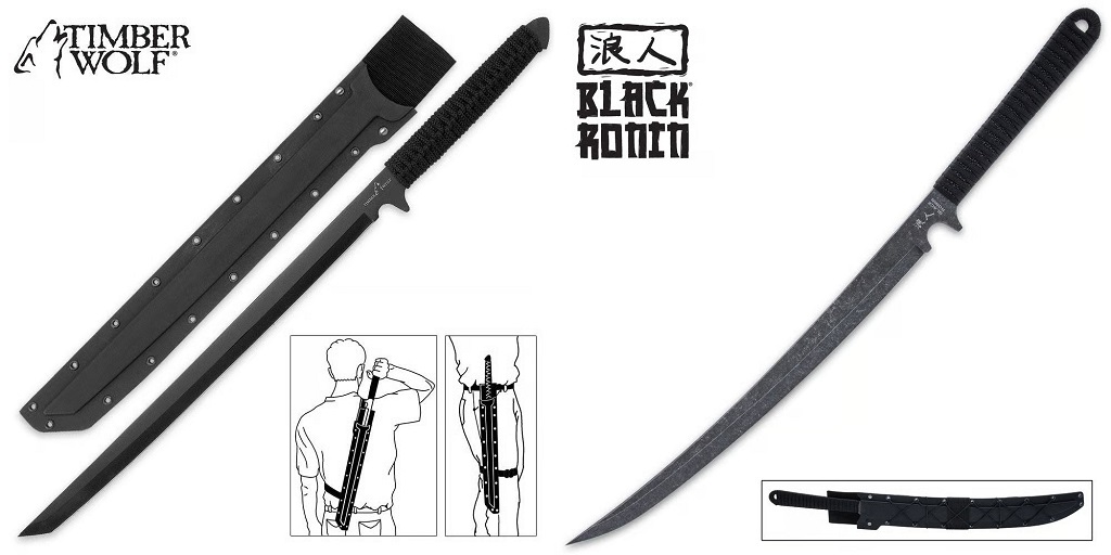 wakizashi and katana