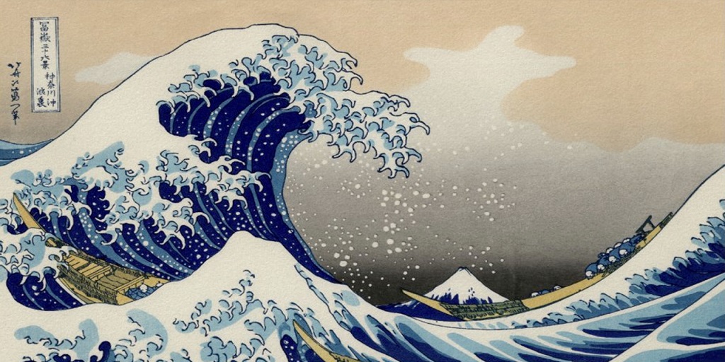 The Great Wave poster