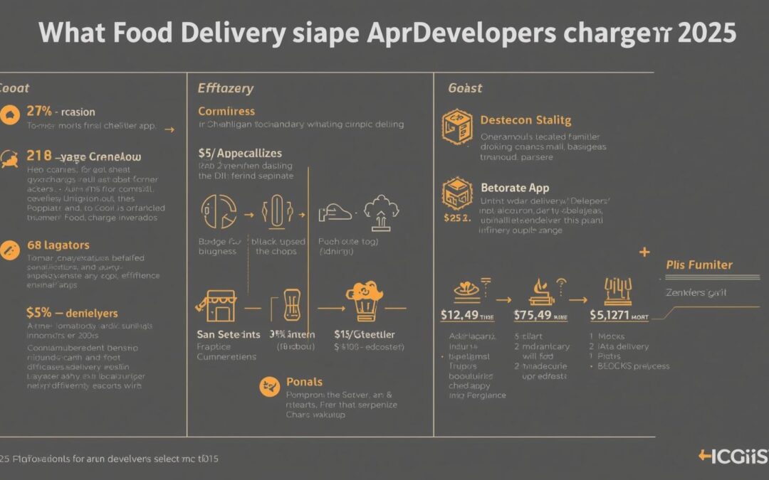 Cost Breakdown: What Professional Food Delivery App Developers Charge in 2025