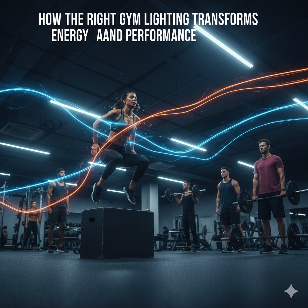 How the Right Gym Lighting Transforms Energy and Performance